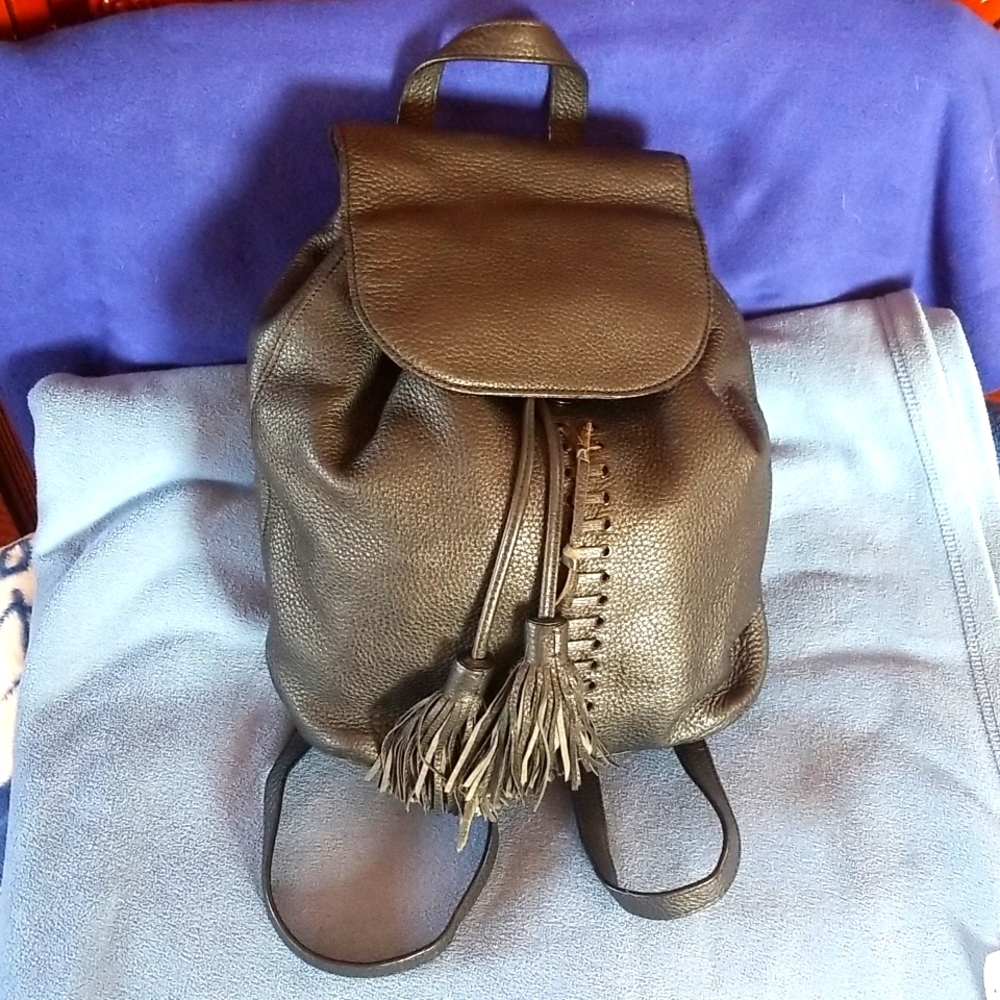 Rebecca minkoff leather backpack